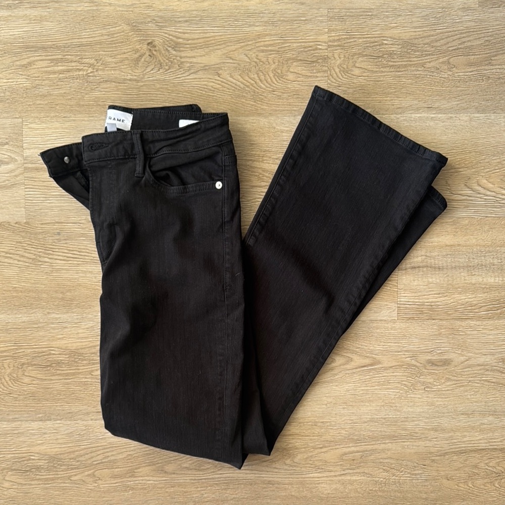 FRAME Le Mini Boot in film noir